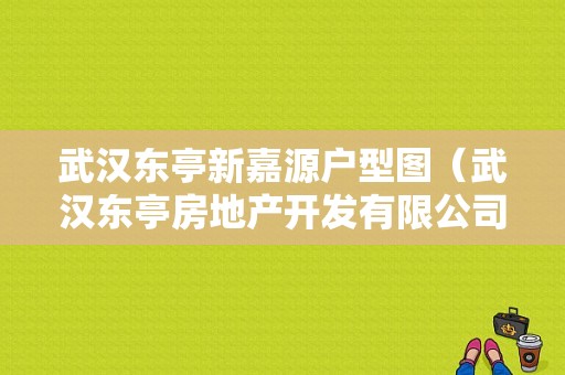 武汉东亭新嘉源户型图（武汉东亭房地产开发有限公司）