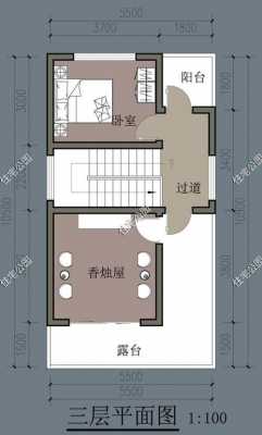 5米宽户型图（5米面宽面积户型设计）