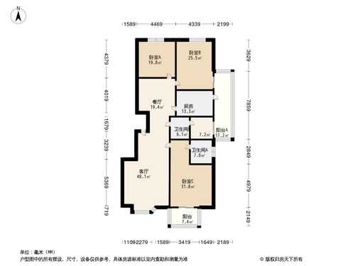 华府竹丝苑别墅户型图（华府·竹丝北苑）