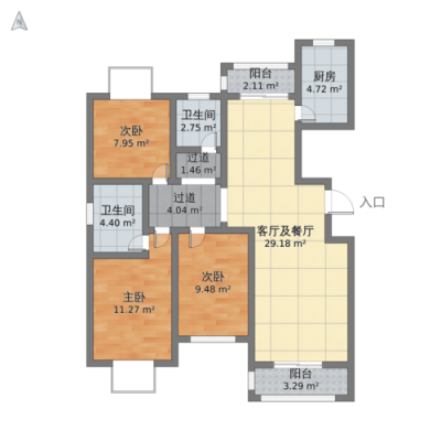 永安金色蓝庭户型图（金华滨江金色蓝庭户型图）