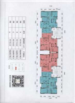 天瑞首府户型图（翼天首府户型图）