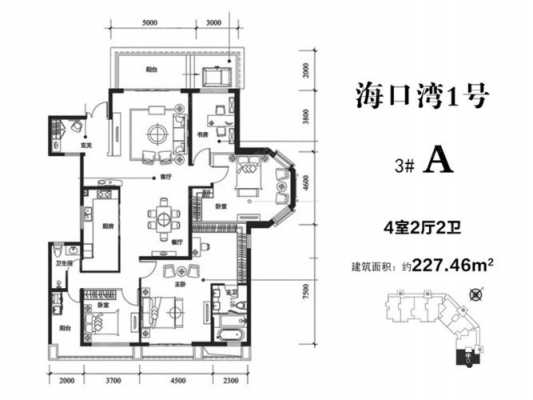 海口长信海岸水城户型图（海口西海岸长信海岸二手房）