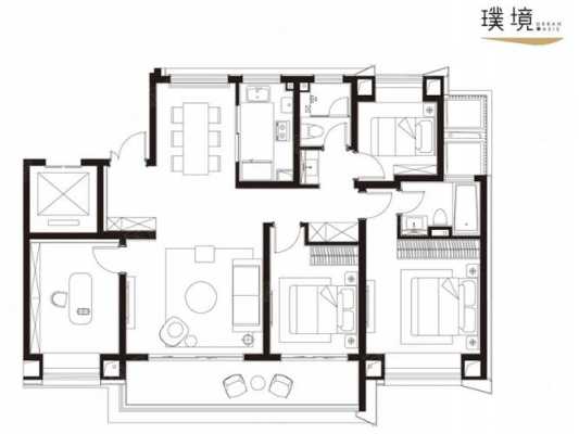 江心洲户型图（江心洲安置房三期户型图）