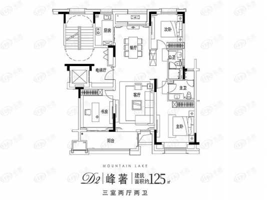 云龙湖峰荟户型图（云龙湖峰荟二期是几层洋房）