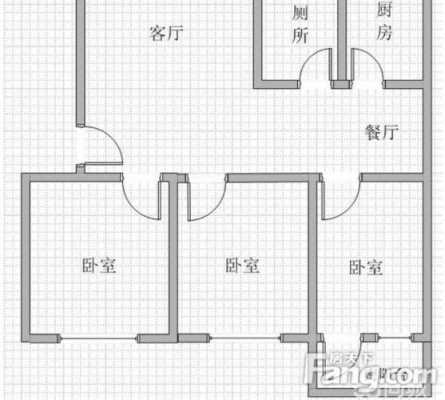 朝阳三居户型图（朝阳三村房价）