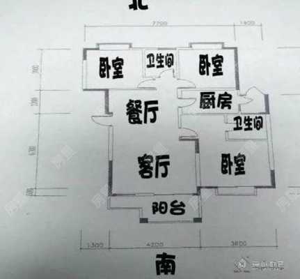 华都a三房户型图（华都二期在哪个位置）