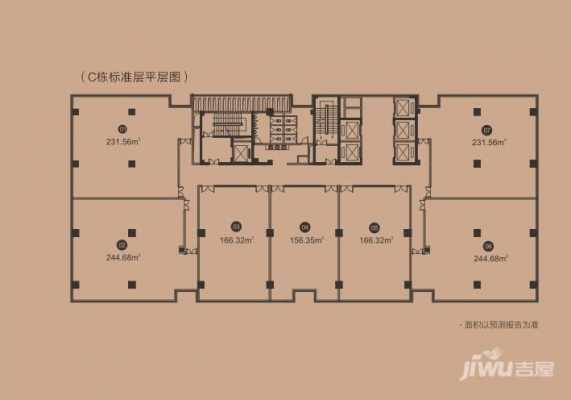 中奥广场3栋户型图（中奥广场楼栋分布图）