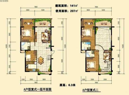 沧州金岛公寓户型图（沧州金岛公寓户型图片）