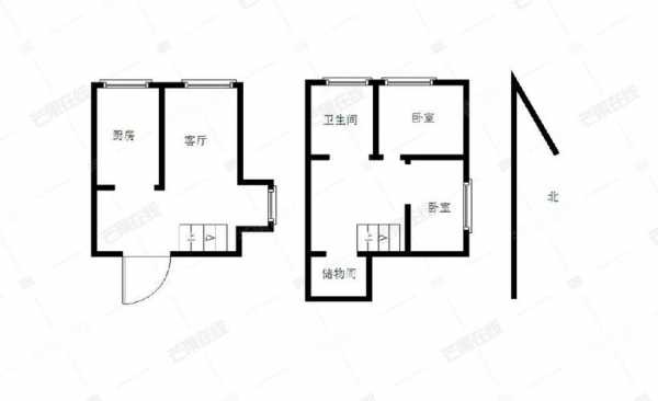 复式500平米户型图（复式房50平）