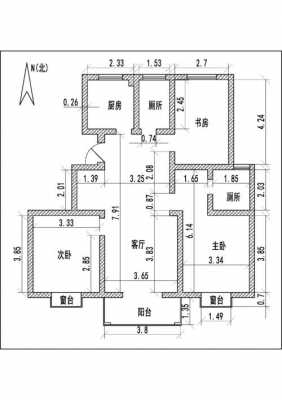 户型图这么算（户型图数值怎么看）