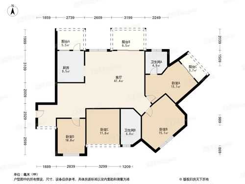 成都嘎纳湾河畔户型图（成都戛纳湾印象改造）