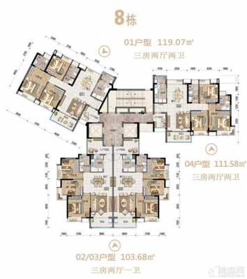 沙湖绿洲8栋户型图（沙湖绿洲8栋户型图片）