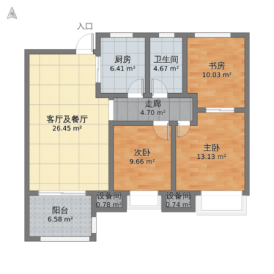 橡树湾36号楼户型图（橡树湾三期户型）