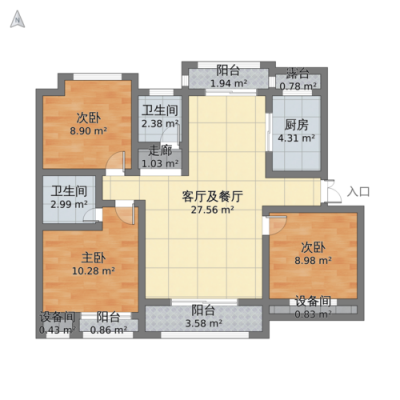 润和户型图（润和小区怎么样）