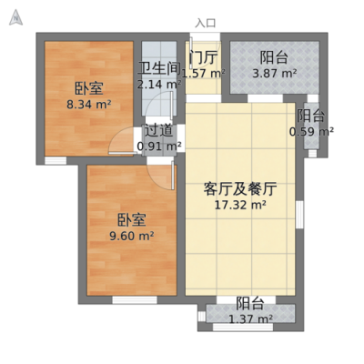 北辰小区户型图（北辰小区户型图大全）