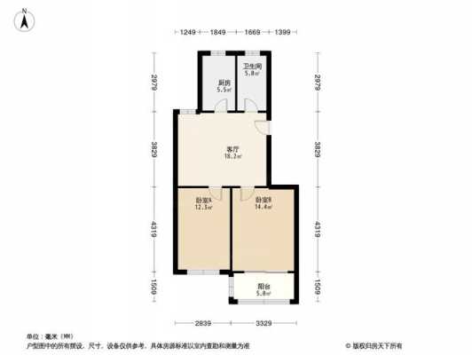 东苑f区原始户型图（东苑小区房子价格）