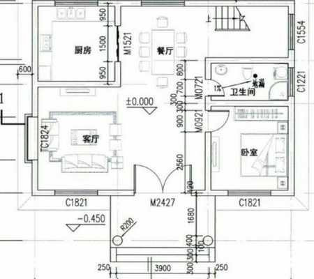 2层半复式别墅户型图（二层半复式别墅设计图纸）