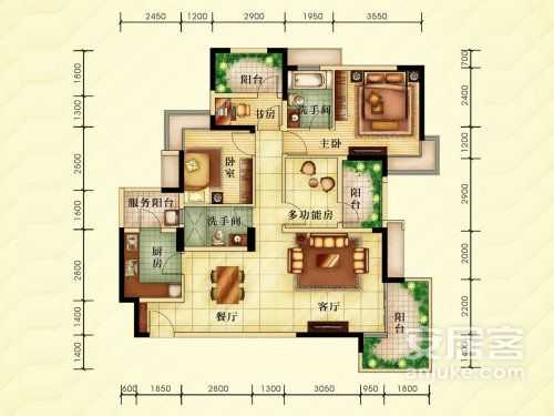 广安市锦屏花园户型图（广安桌锦城房价）