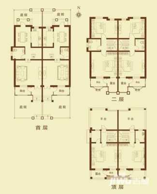 郫县枫林秀色户型图（枫林秀水别墅）