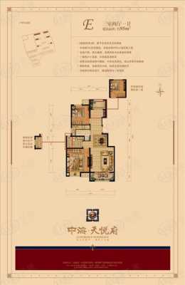 中海天悦府山东户型图（中海天悦府南区带院）