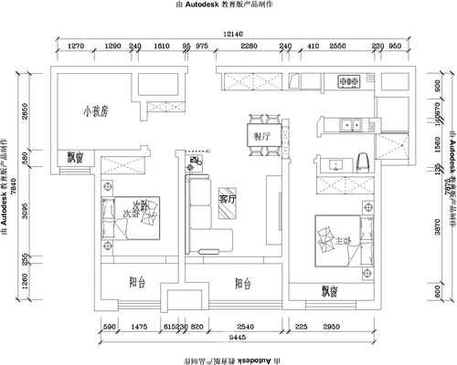 平面户型图带尺寸（平面户型图带尺寸图）