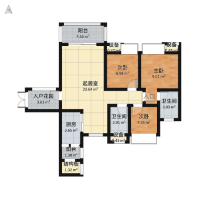 保利公园里成都户型图（保利公园一期三组团）