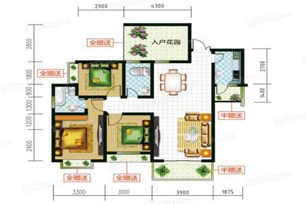 茶陵财富一号户型图（茶陵向阳财富街房价）