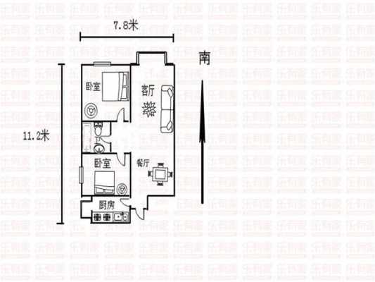 新康花园2房户型图（新康花园多少户）