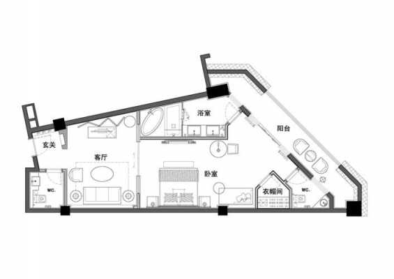 度假酒店户型图（度假型主题酒店）