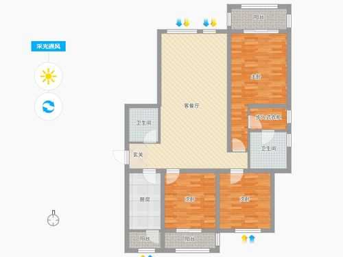 同煤新苑C户型图（同煤新苑户型图127）