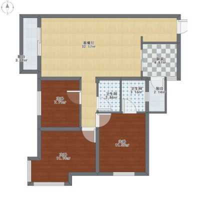 交大绿岭3室户型图（交大绿岭一期二手房出售）