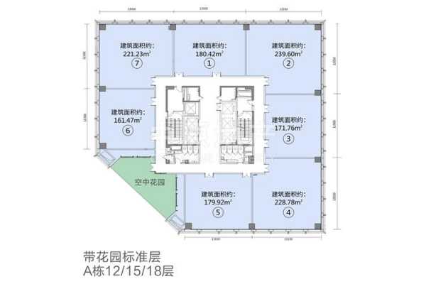 益田海景大厦户型图（益田大厦c1户型）