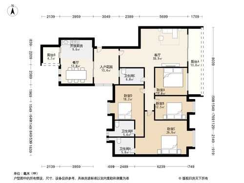 搜狐招商江湾城户型图（招商江湾城14栋户型图）