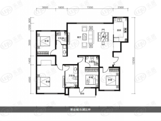 东湖左岸户型图（东西湖左岸时代属于哪个社区）