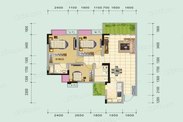 郫县安德金安花园户型图（郫县安德楼盘）