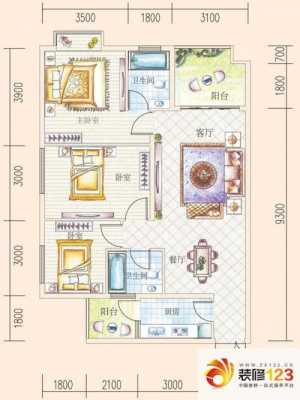 花果园60的户型图（花果园v区户型图大全）