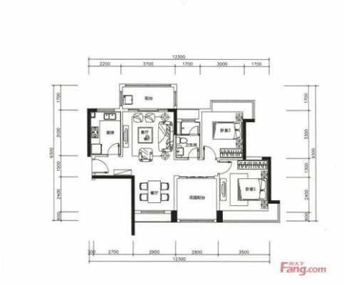 华发新城260栋户型图（华发新城二期户型图）