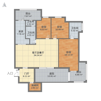 146户型图（户型图148）