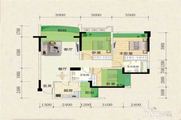 金府威尼斯户型图（金府广场）