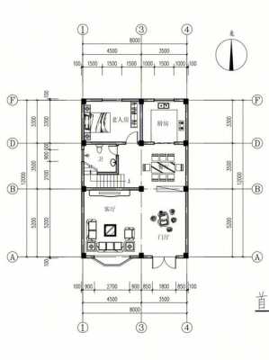 8米自建房户型图（8米宽自建房设计）