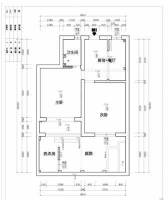 装修尺寸户型图（装修尺寸平面图）