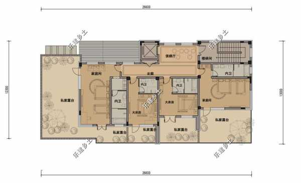 自建民宿房户型图农村（自建民宿设计效果图）