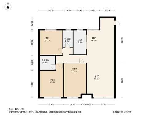 海港城5号楼户型图（海港城二期什么时候交房）