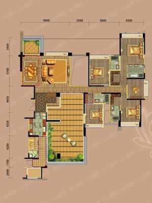 成都誉峰4室户型图（成都誉峰一期户型）