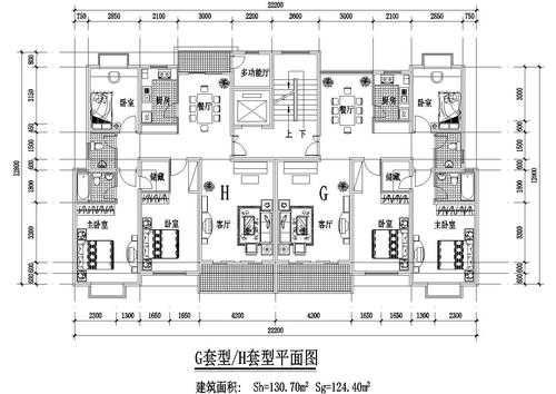 户型图整栋楼（户型图合集）