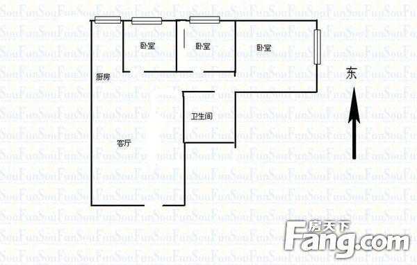 下元回迁房户型图（下元楼盘）