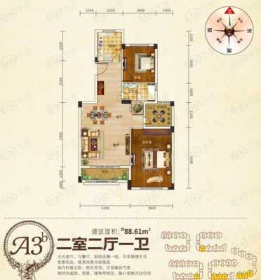 爵仕山户型图尺寸（爵仕郡一期楼盘）