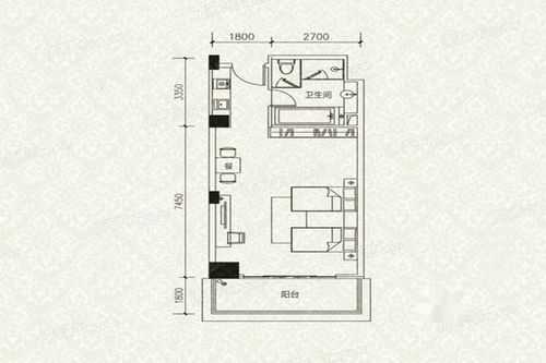 嘉兴浙联金座户型图（浙联国际酒店公寓）