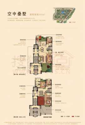 香湖苑叠墅户型图（香湖名邸联排别墅价格多少）