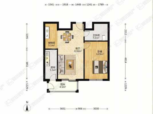 晨曦园房屋一居户型图（晨曦园房屋一居户型图片大全）